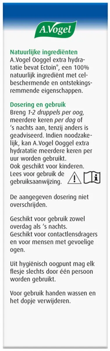 A.Vogel Ooggel Extra Hydratatie - 2x10ml