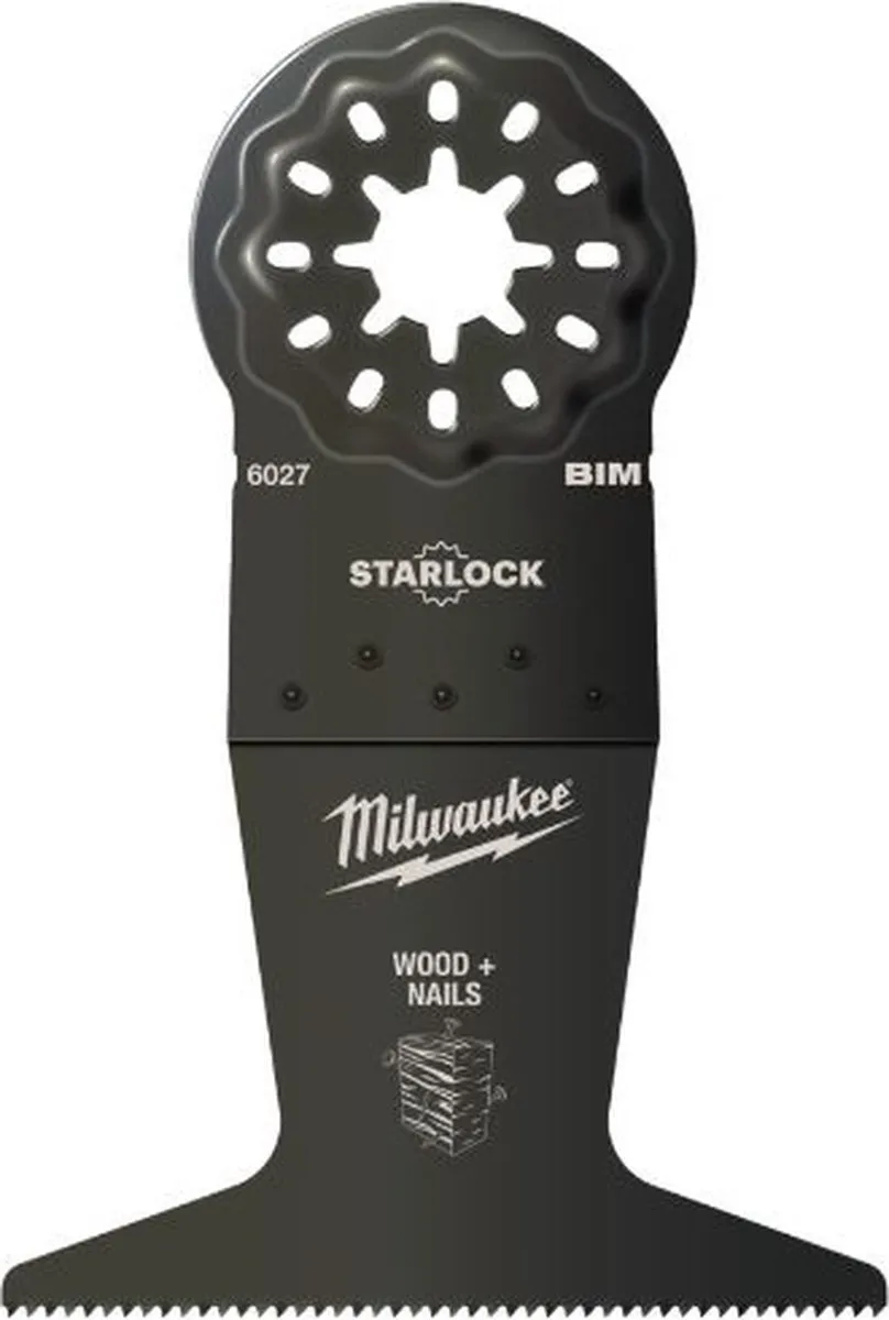 Milwaukee 48906027 Bi-metalen invalzaagblad 65mm - Hout met nagels