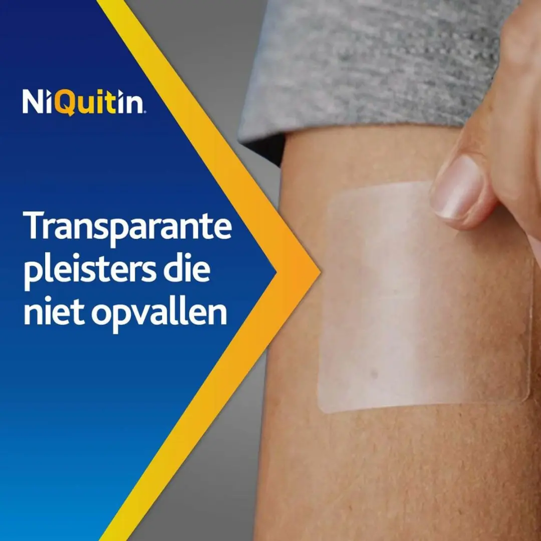 NiQuitin Clear Nicotinepleisters 21mg Stap 1 - 28 Stuks