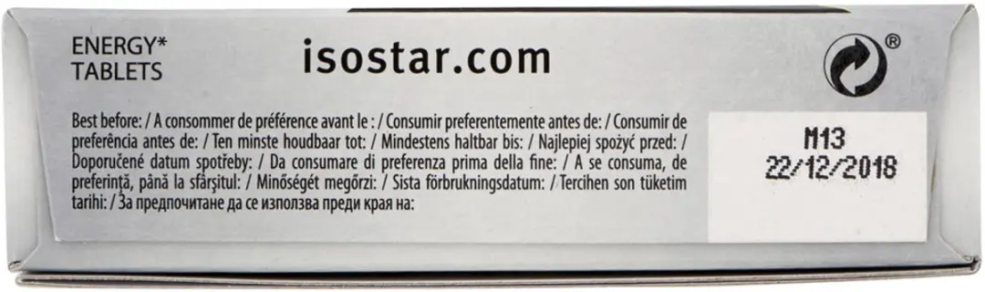 Isostar Endurance+ Energy Tablets Citroen - 96g