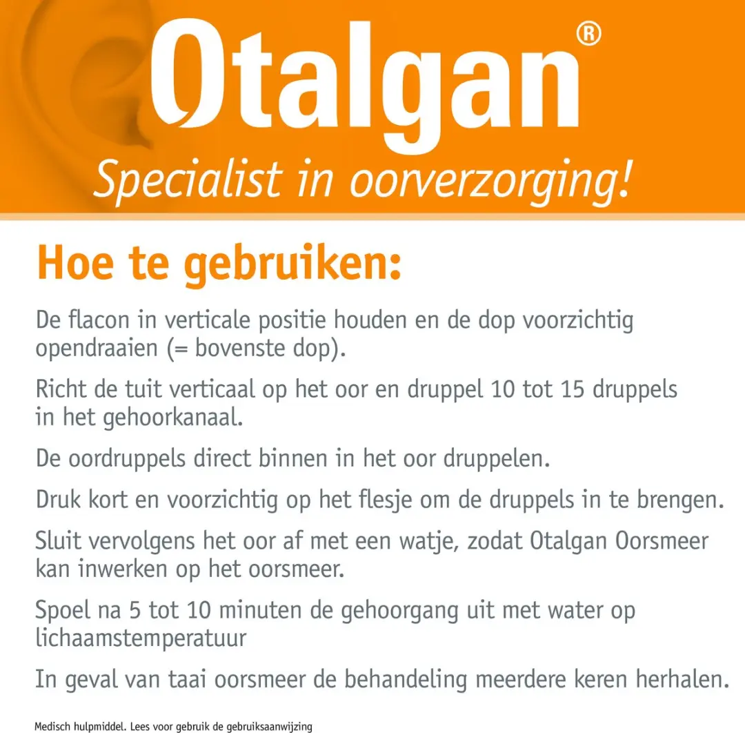Otalgan Oorsmeerdruppels 10ml