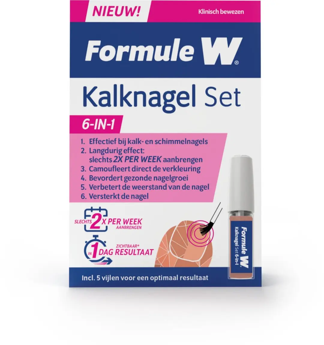 Formule W Kalknagel Set 6-in-1 4ml