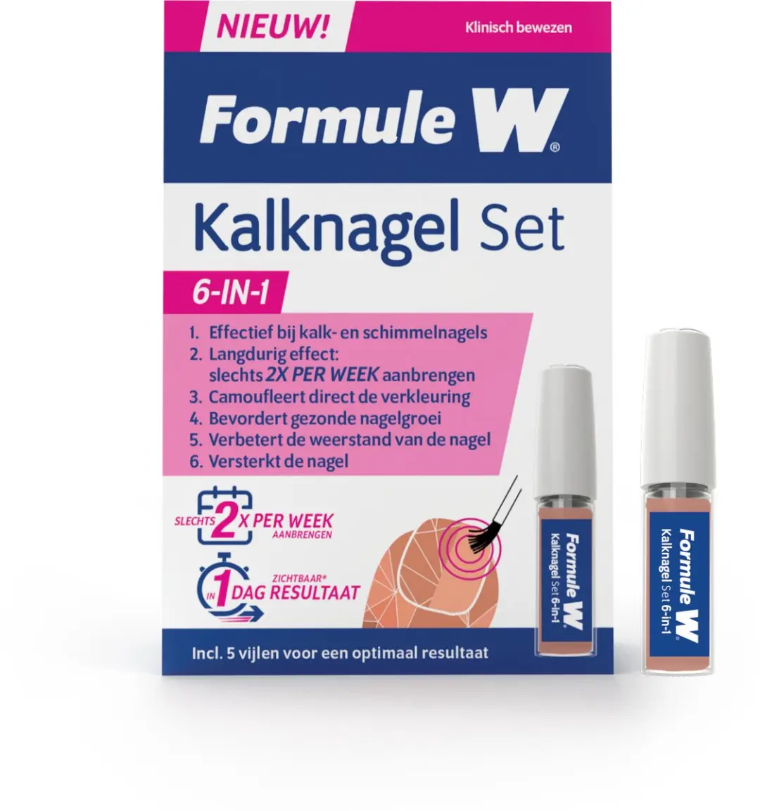 Formule W Kalknagel Set 6-in-1 4ml