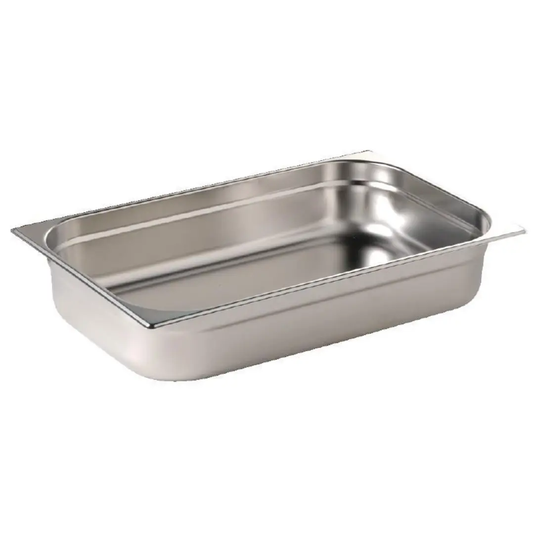 Vogue RVS GN 1/1 Bak 100mm K923 - Zilver