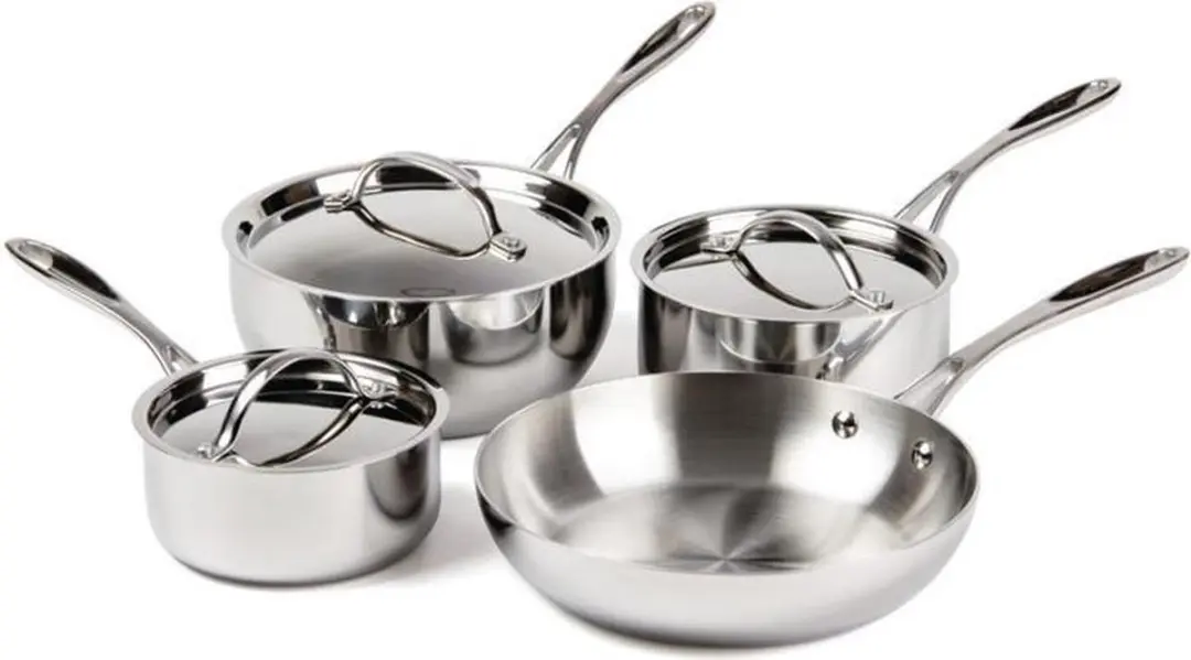 Vogue Triwall Steelpan Y244 - 0,9L - Grijs