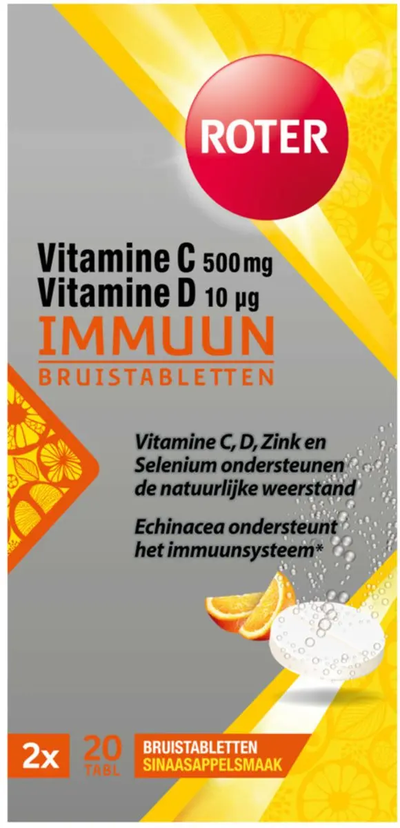 Roter Immuun Vitamine C & D 60 Tabletten