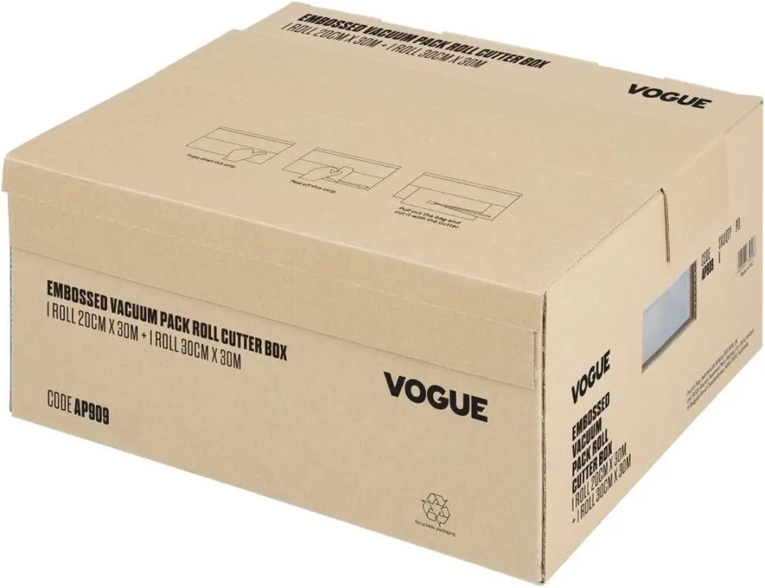 Vogue Vacuümverpakkingsrol AP909 met Snijdoos