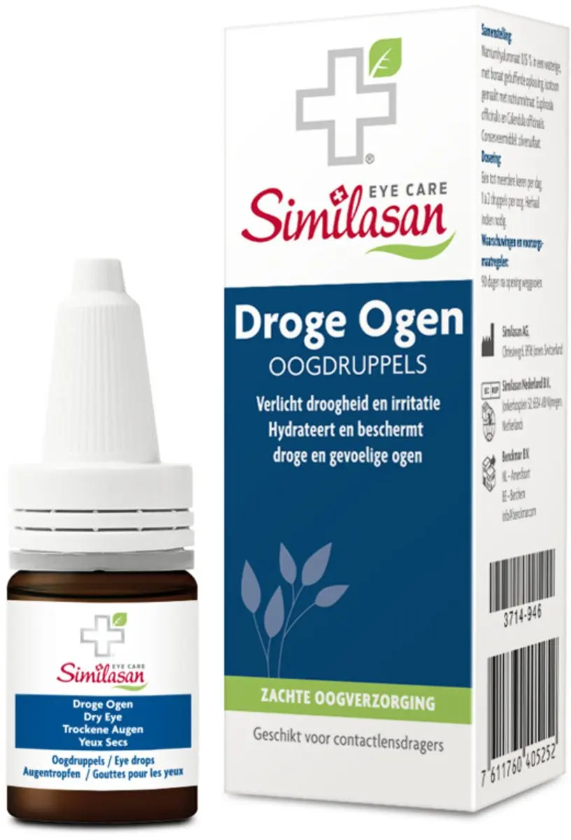 Similasan Optimoist Droge Ogen Oogdruppels 2x10ml