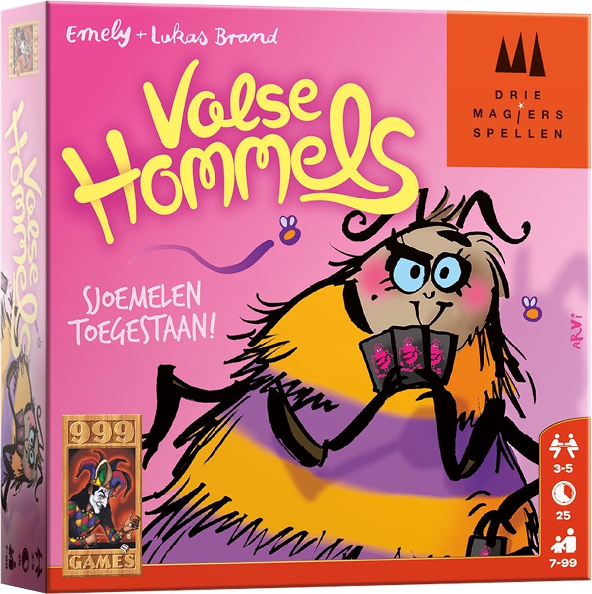 999 games - Valse Hommels - Snel vrolijk kaartspel!