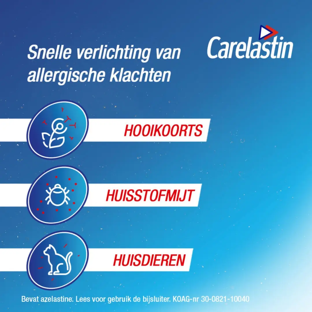 Carelastin Extra Sterk Azelastine Neusspray 3x10ml