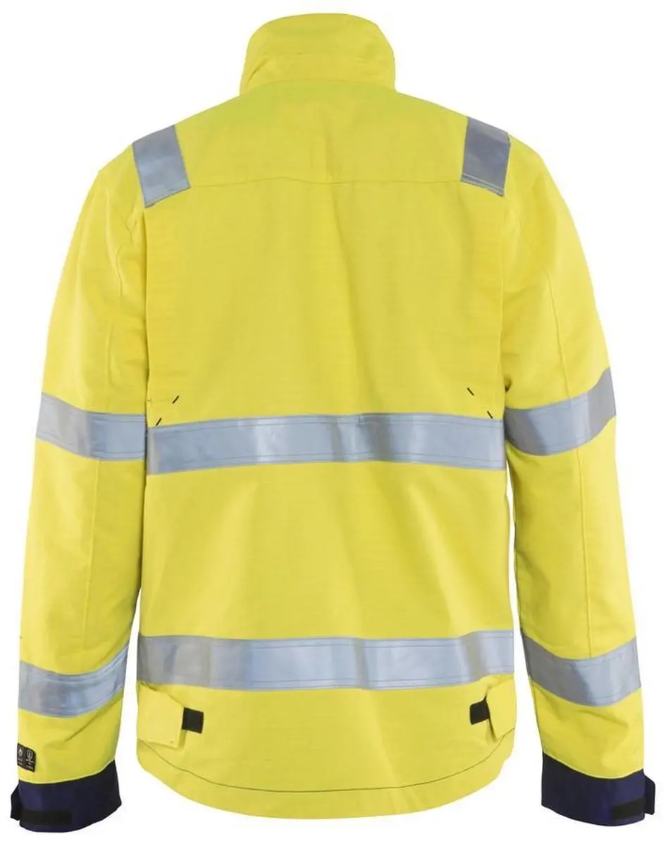 Blåkläder 4087-1514 Multinorm Jas - Geel/Marineblauw L
