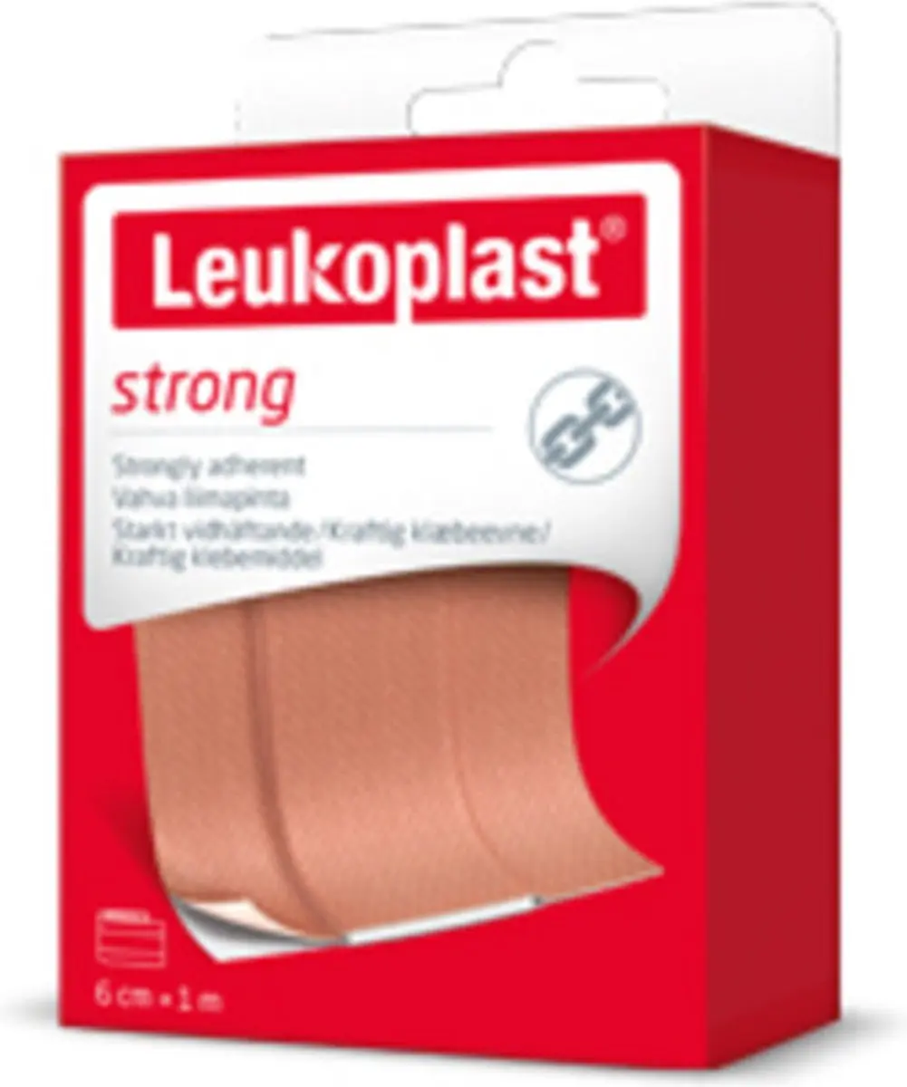 Leukoplast Pleister Strong 6x100cm - Beige - afbeelding 6 van 6