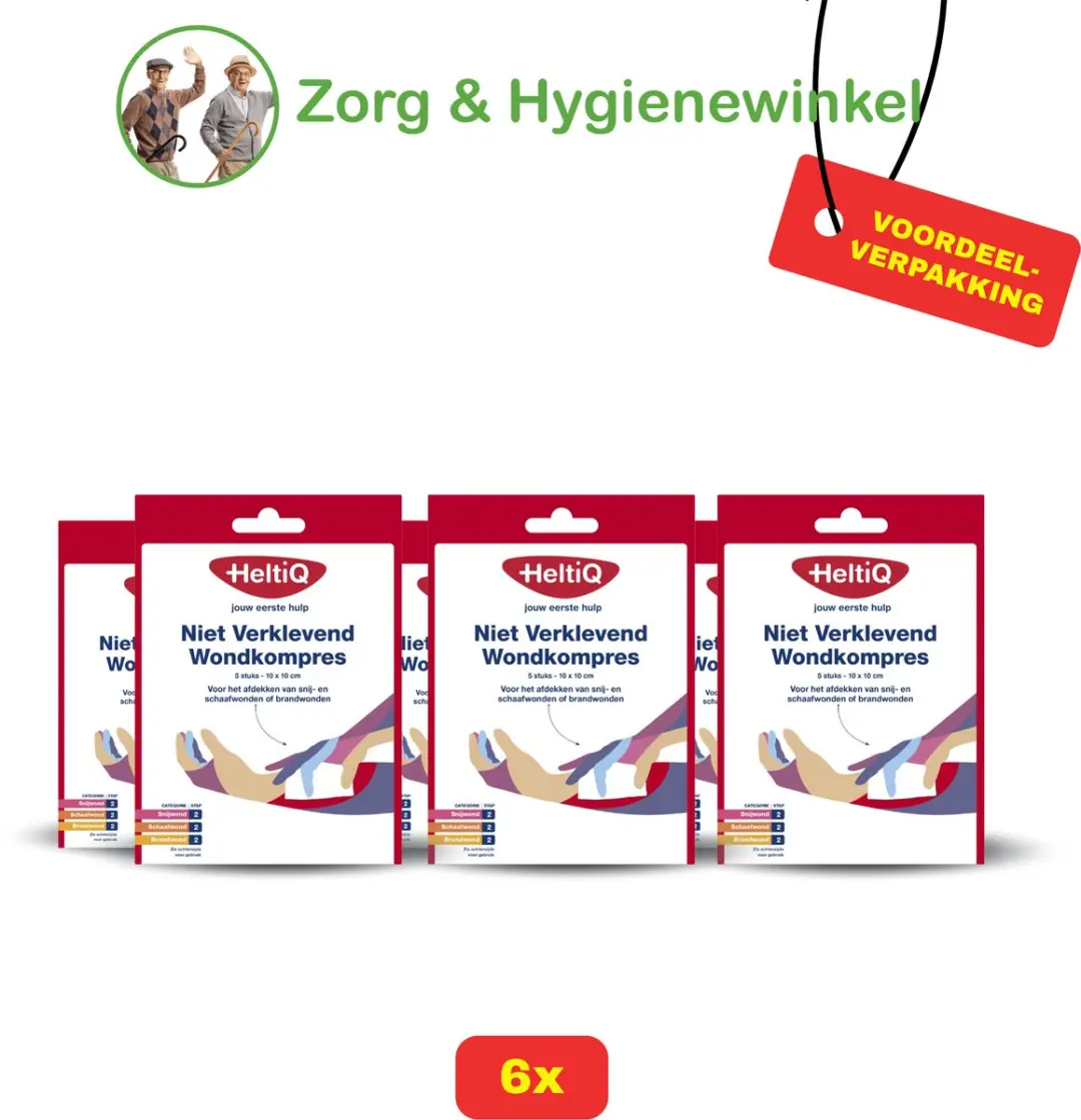 Heltiq Niet Klevend Wondkompres 6x10