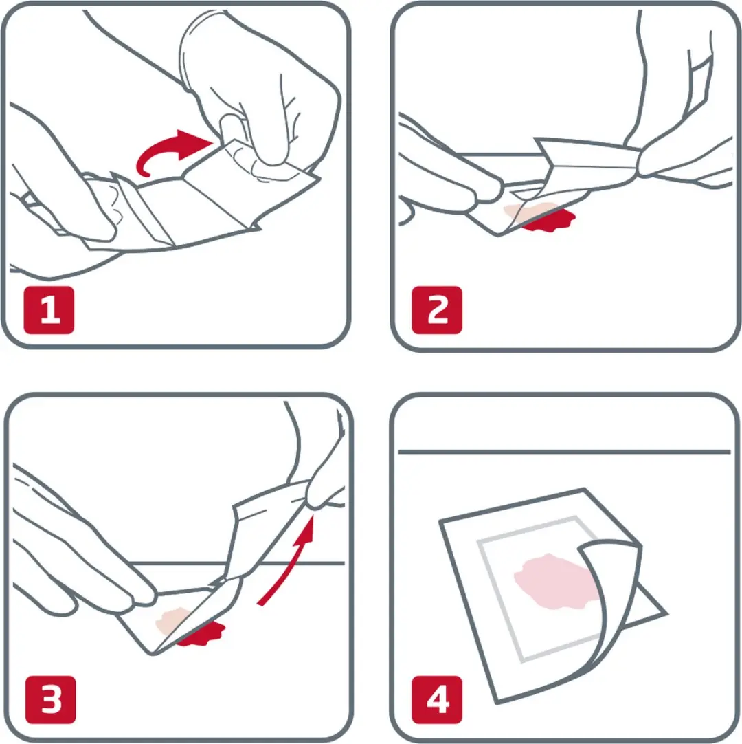 Leukoplast Cuticell Contact Siliconen Wondcontactlaag 5x7,5cm - 5 Stuks - afbeelding 6 van 6