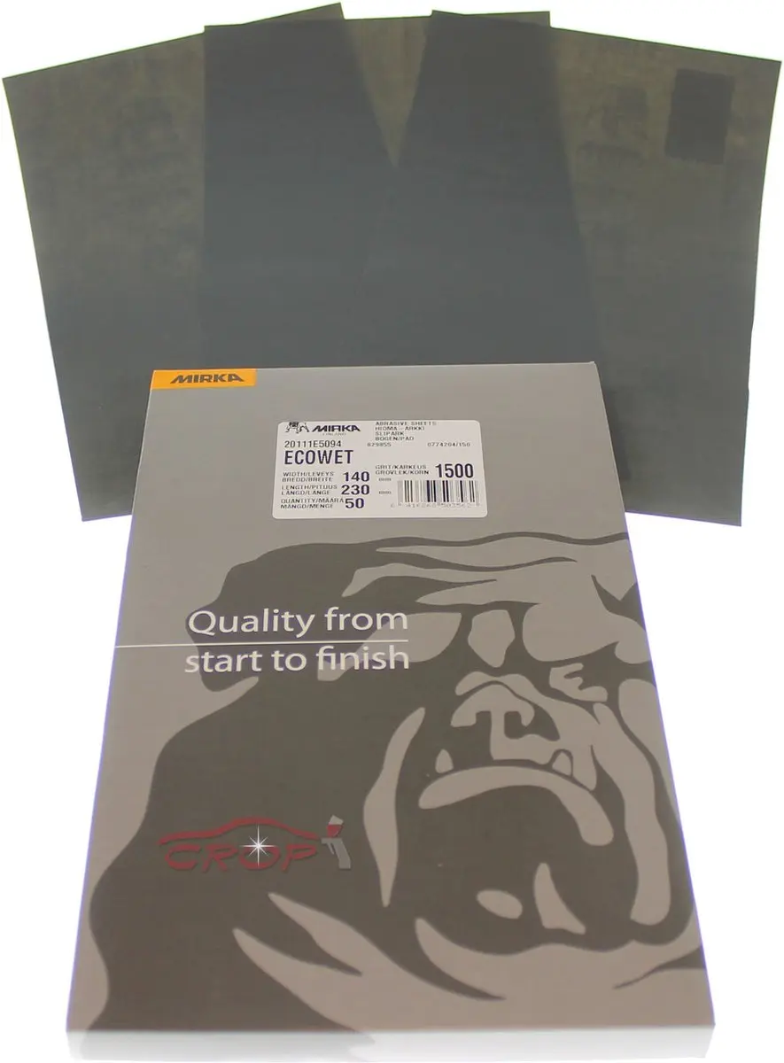 MIRKA Waterproof Schuurpapier 140x230mm