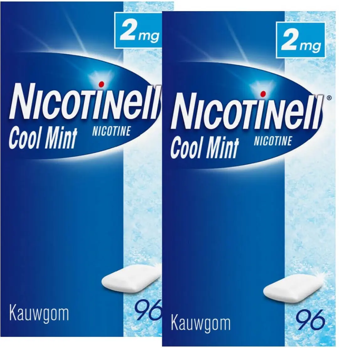 Nicotinell Kauwgom Cool Mint 2mg - 2x96 Stuks