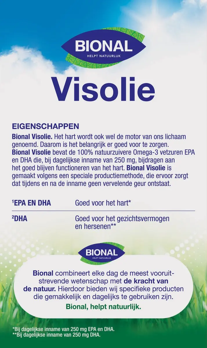 Bional Visolie 100 Capsules - 100g