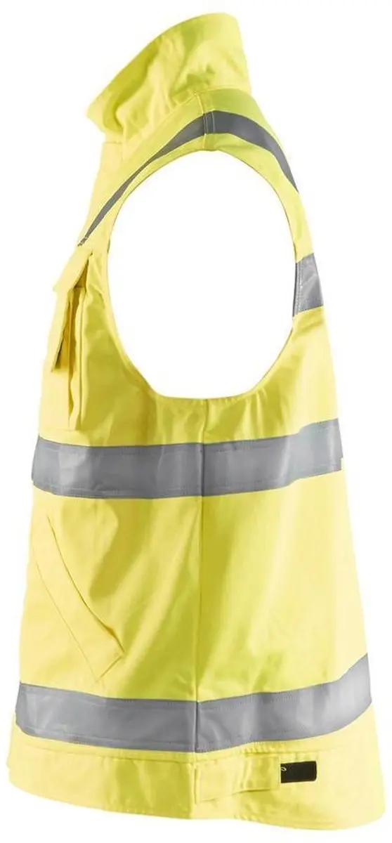 Blåkläder Werkvest 8505-1804 High Vis Geel/Marineblauw - XL