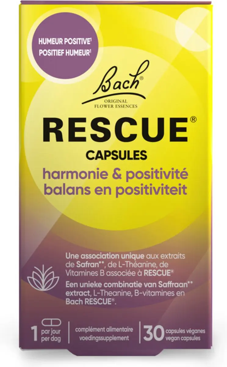 Bach Rescue Balans & Positiviteit 60 Capsules