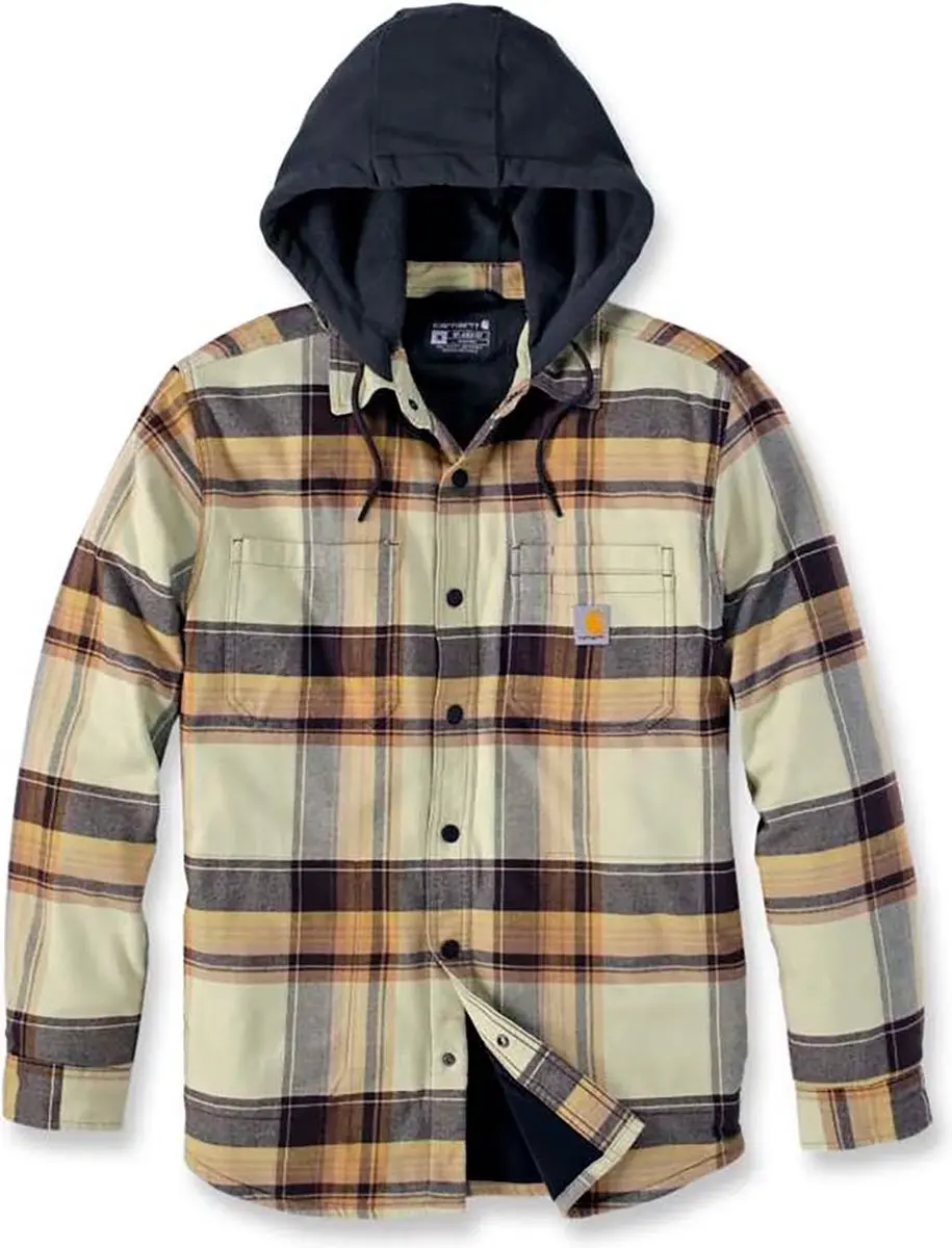 Carhartt Flannel Sherpa-lined Overhemd - M - Bruin