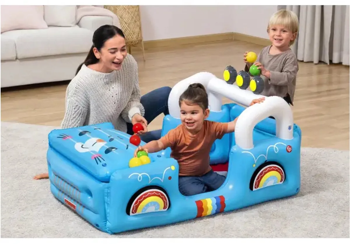 Bestway Fisher-Price Smilin' Safari Ballenbak - 15 Ballen - Roze - afbeelding 6 van 6