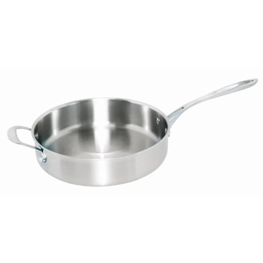 Vogue Triwall Sauteuse GG031 - 24cm - 2.4L - Grijs - afbeelding 6 van 6