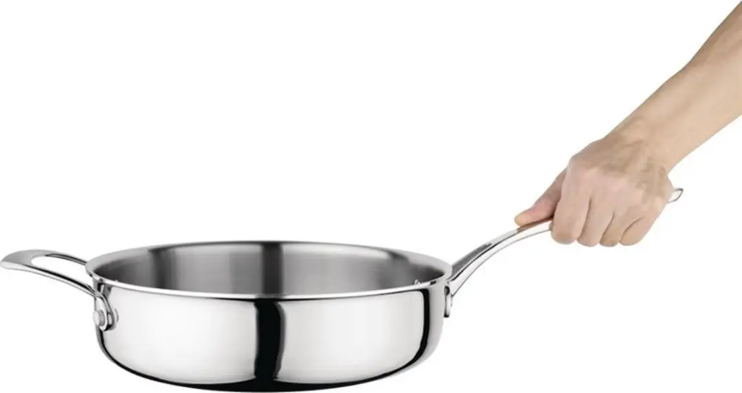 Vogue Triwall Sauteuse GG031 - 24cm - 2.4L - Grijs
