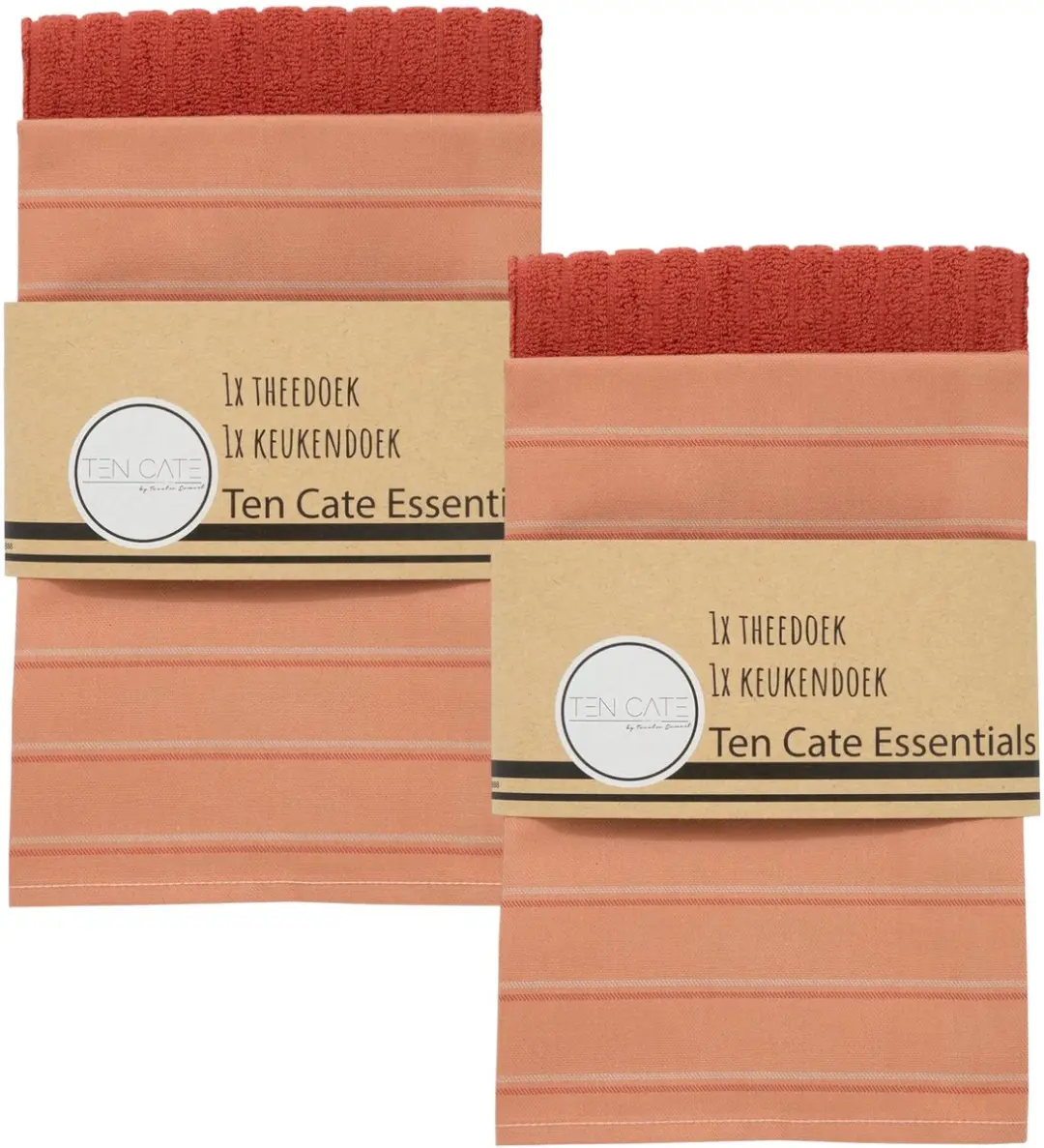 Ten Cate Keukenhanddoeken Set 4-delig - Terra