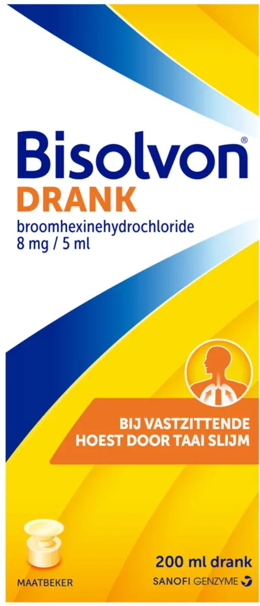Bisolvon Drank Vastzittende Hoest - 3x200ml