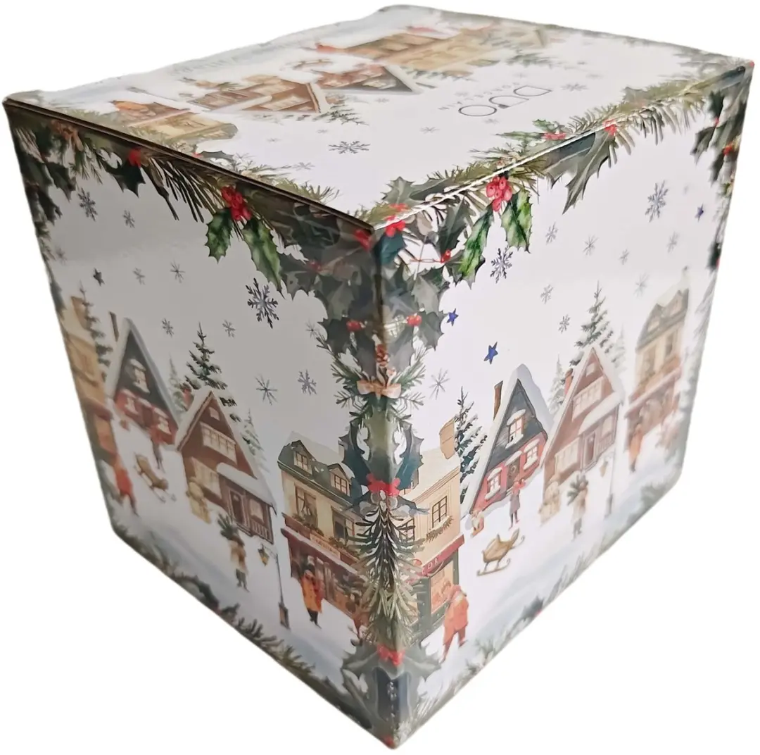 Duo Kerstmis Dorp Mok 650ml - Multicolor