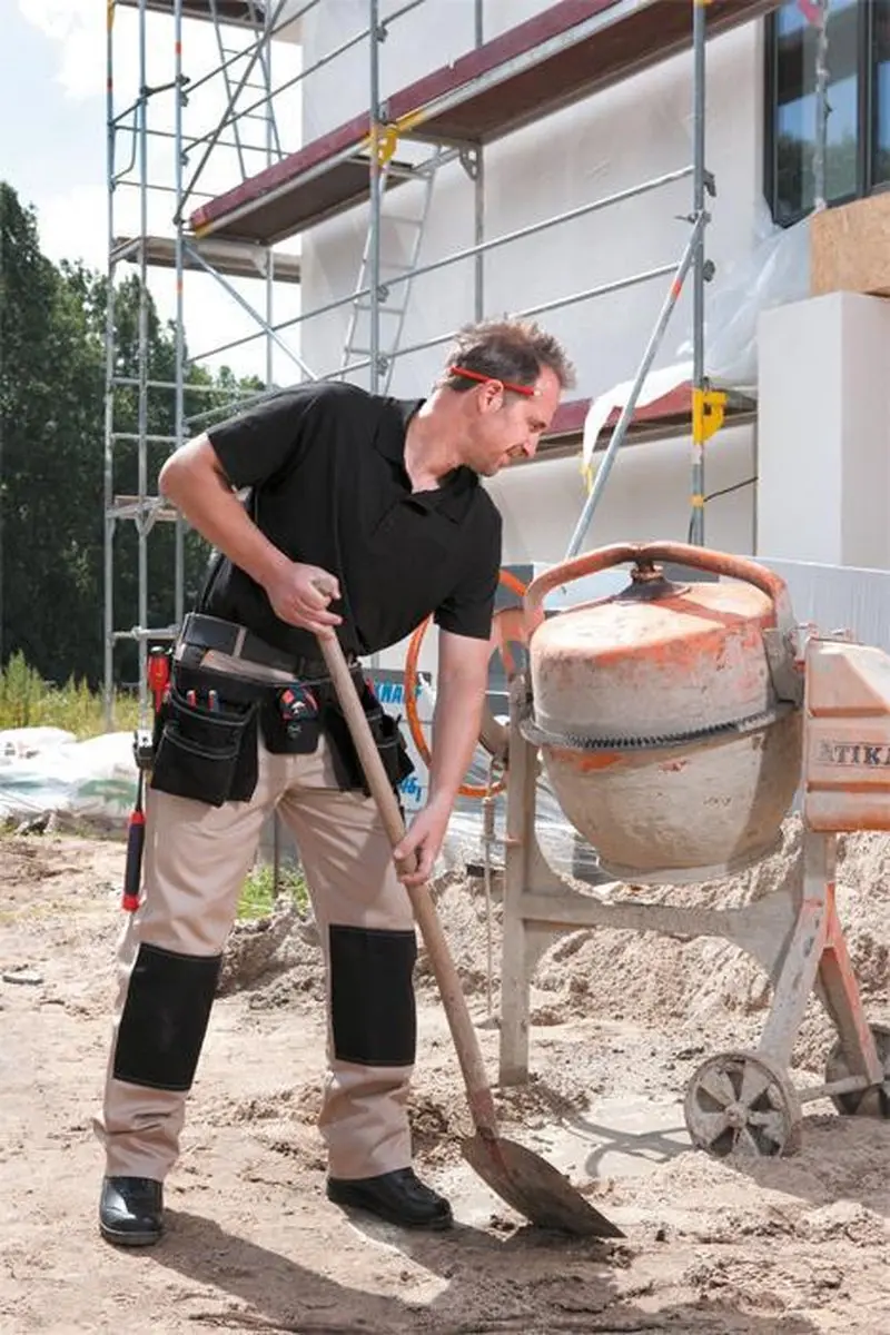 KWB Dubbele Gereedschapsgordel Leer - Zwart