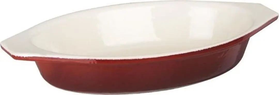 Voque Ovale Gratineerschaal Rood 65cl