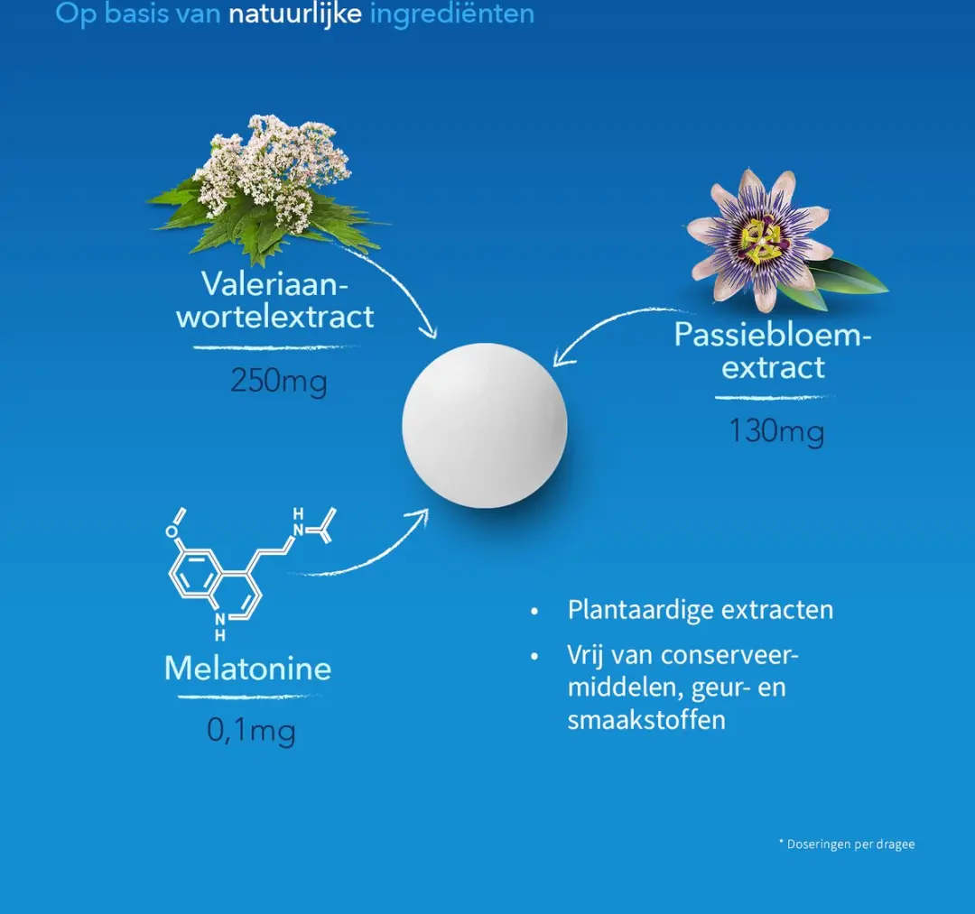 Valdispert Nacht Sterk Passiebloem 40 Tabletten