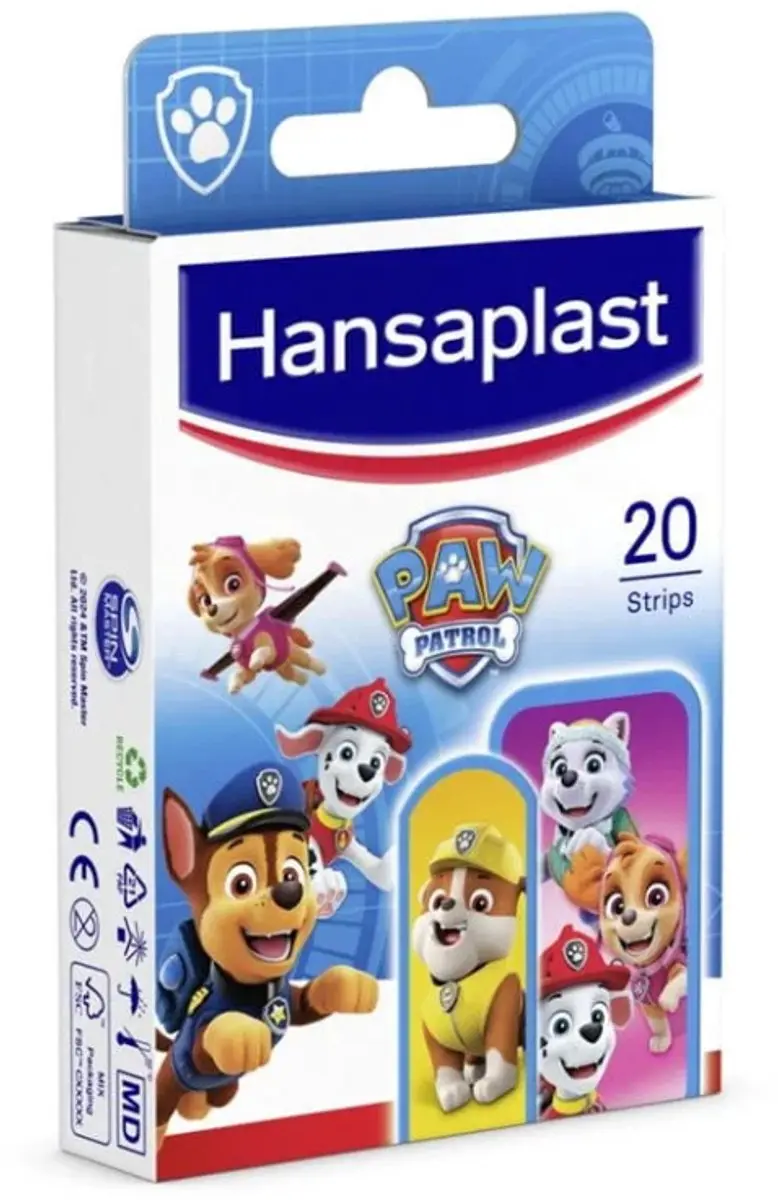 Hansaplast Pleisters Paw Patrol - 20 Stuks - Multicolor