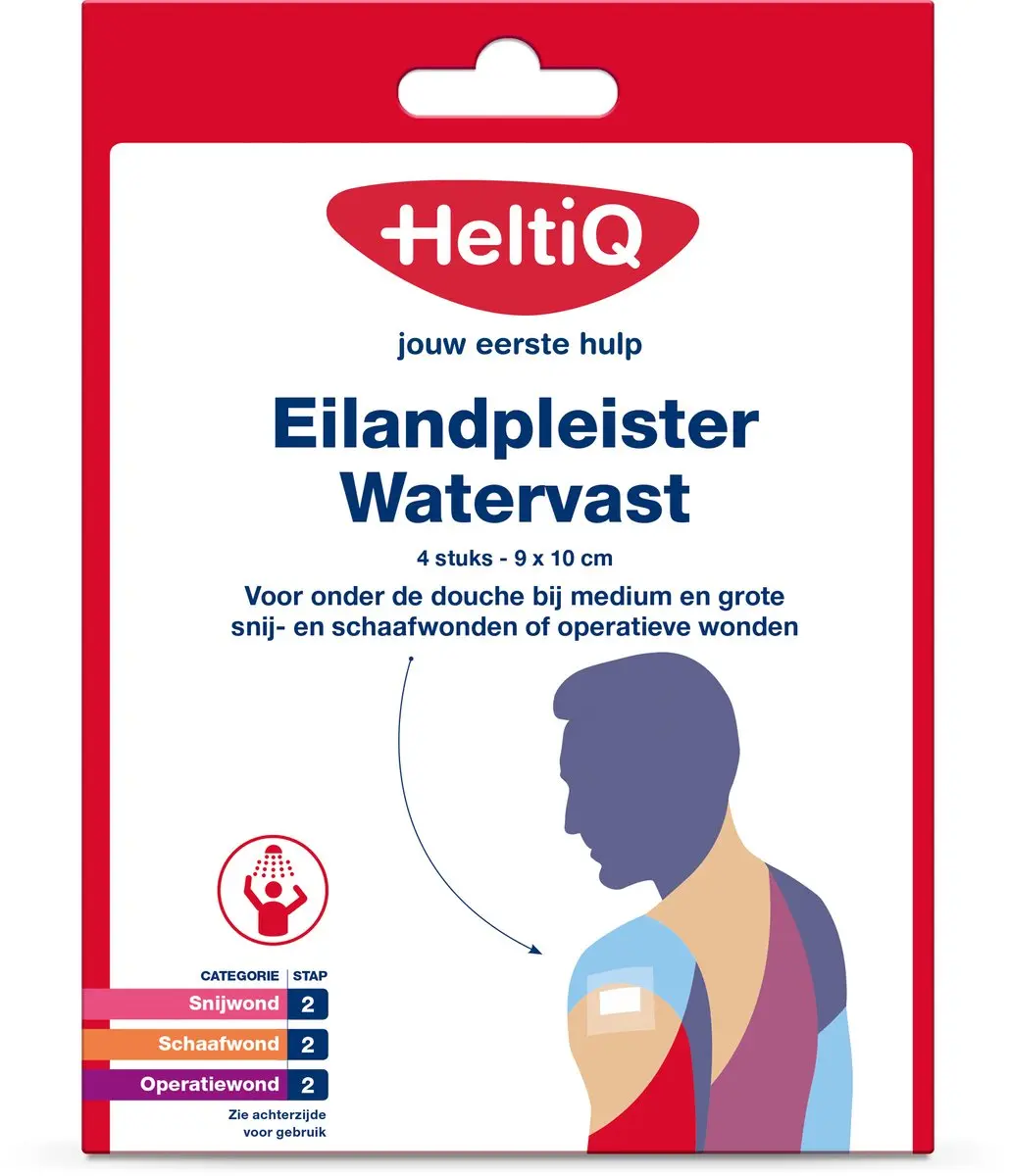 Heltiq Watervaste Pleisters 9x10cm