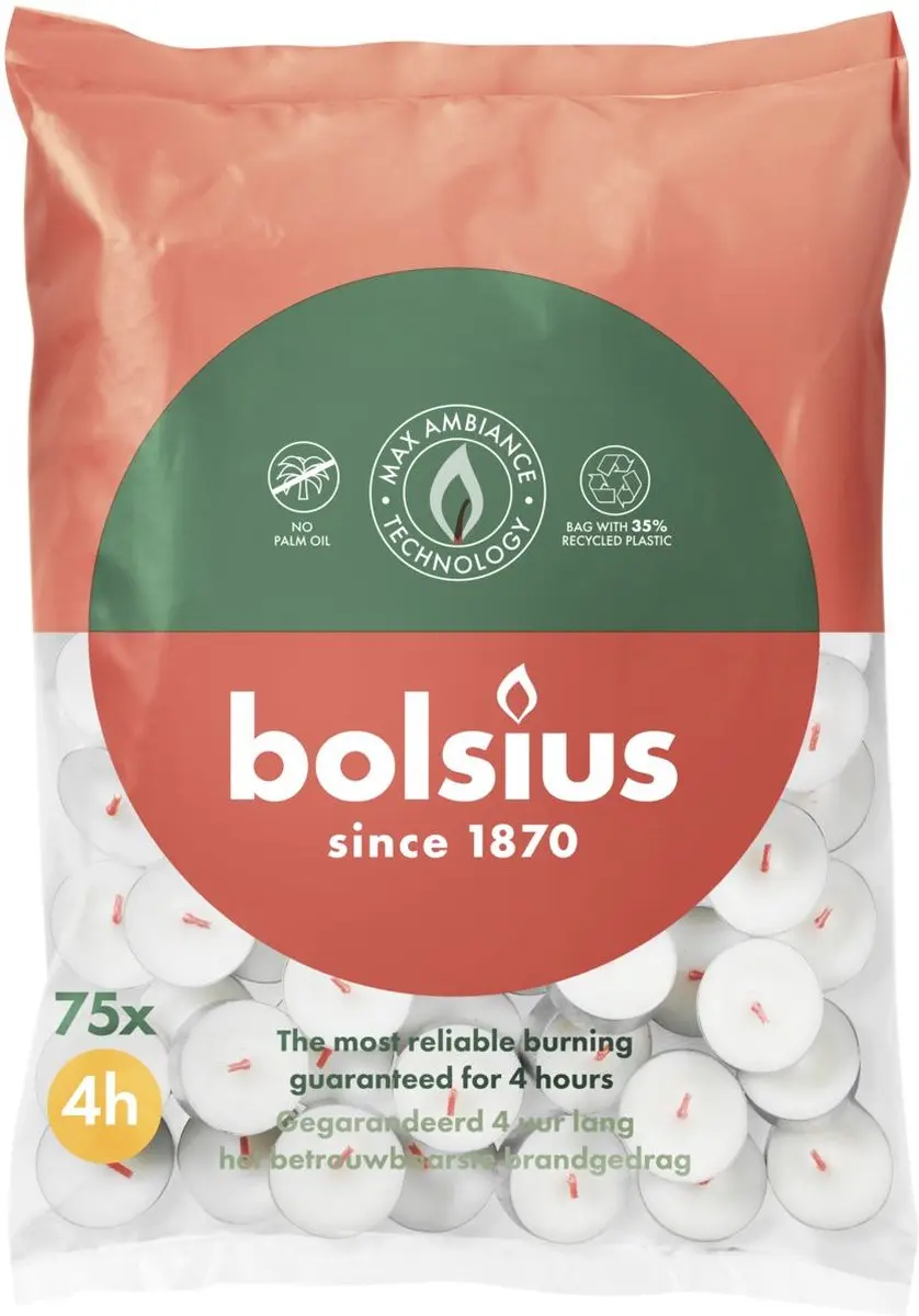 Bolsius Theelicht 4uur