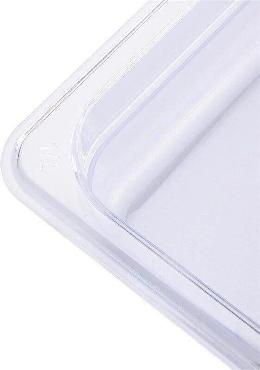 Vogue Polycarbonaat GN 1/2 100mm - Transparant