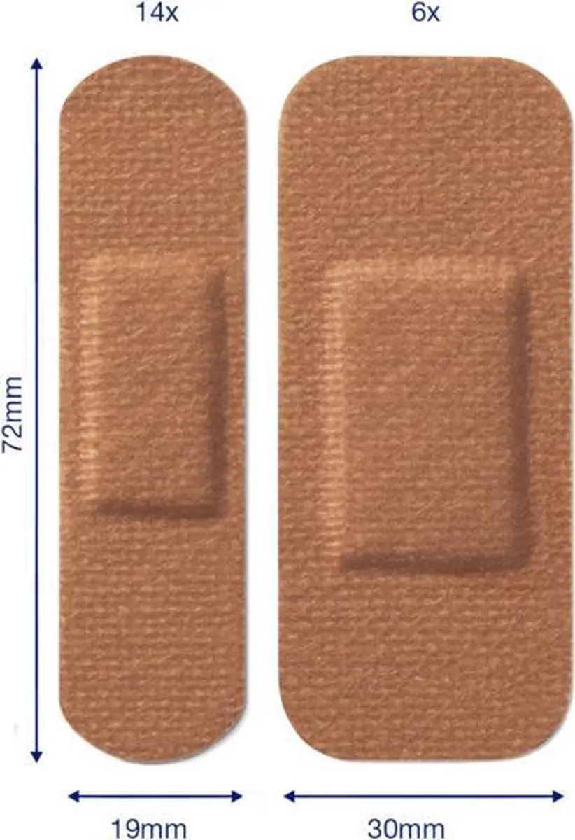 Hansaplast Sensitive Skintone Pleisters - 20 Stuks - afbeelding 6 van 6