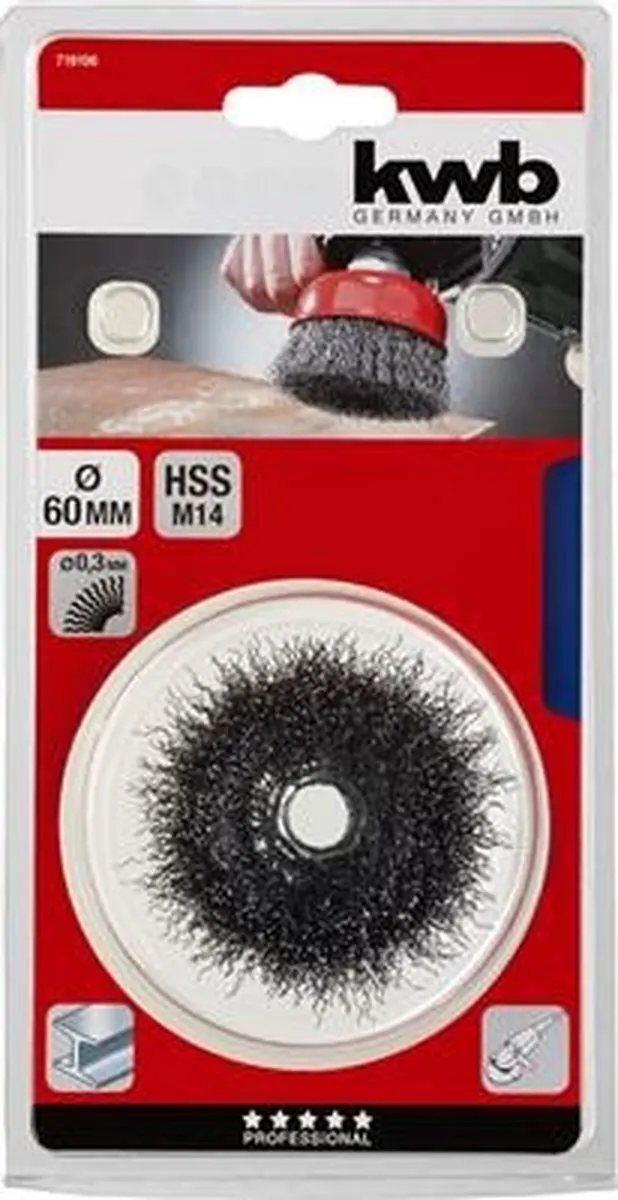 KWB Komborstel Agresso-Flex 60mm M14