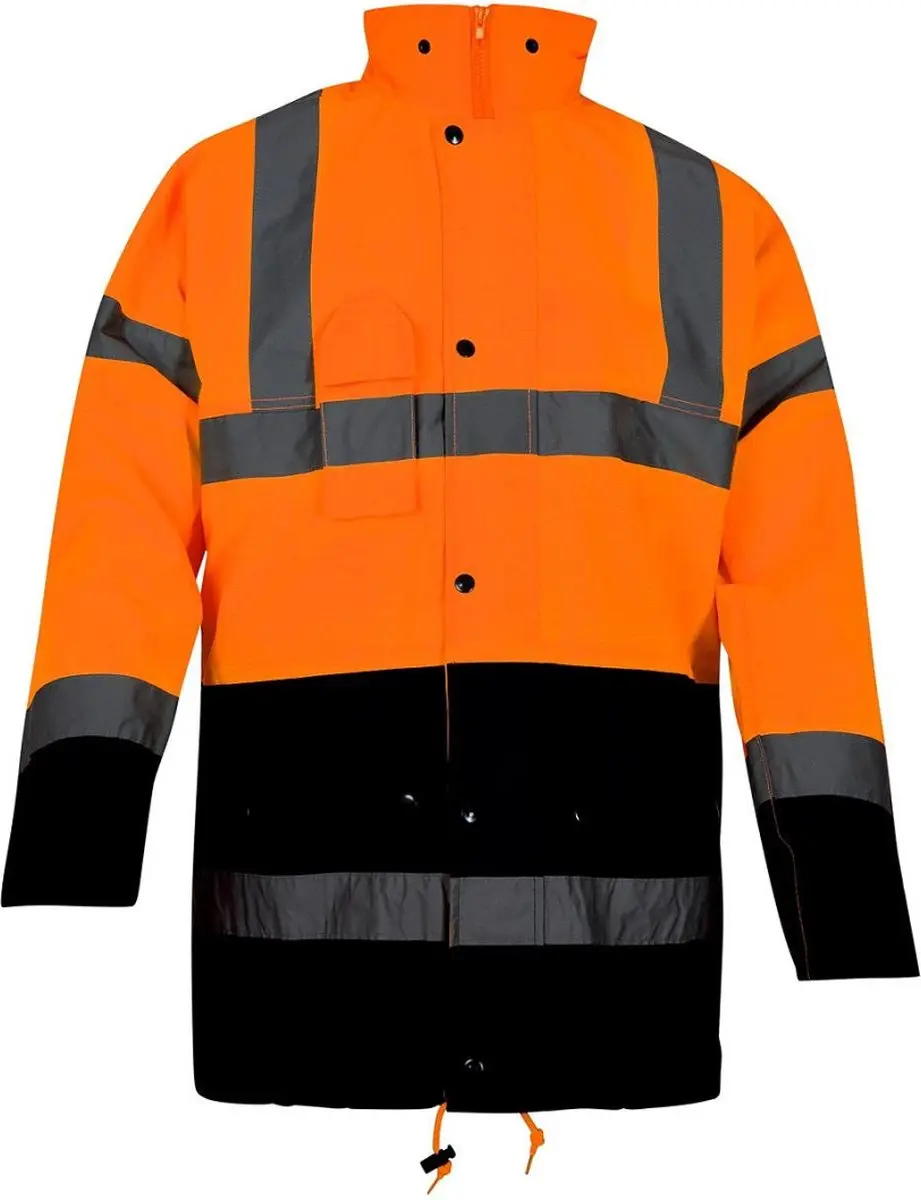 Oxxa M-Wear 0981 4-in-1 Parka - XXL - Oranje/Marineblauw