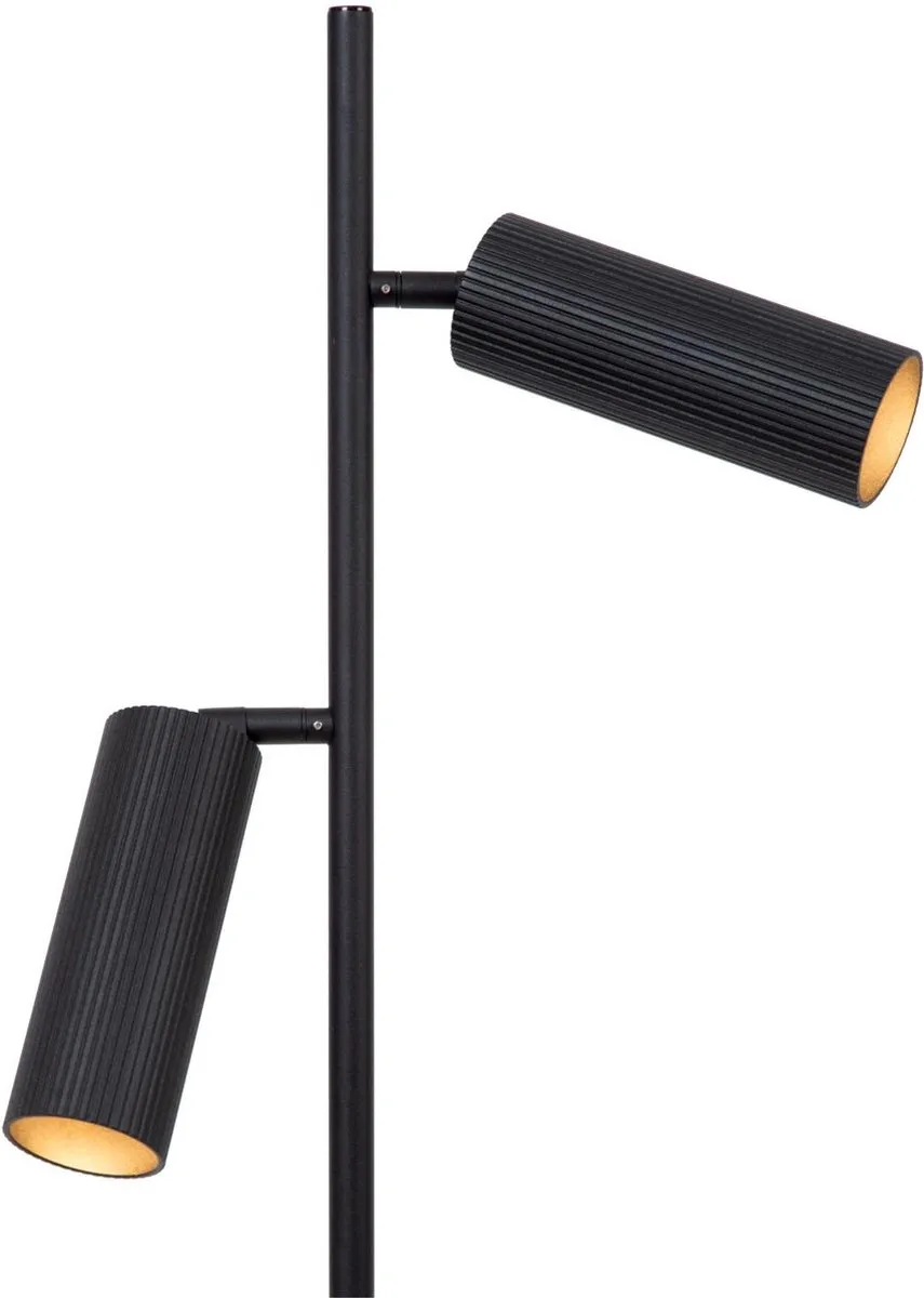 Lucide CLUBS Vloerlamp 2xGU10 - Zwart