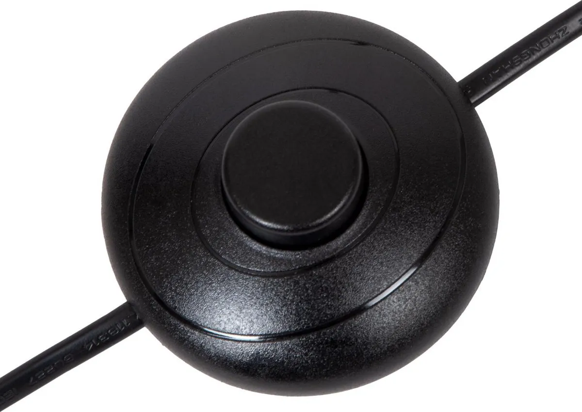 Lucide CLUBS Vloerlamp 2xGU10 - Zwart