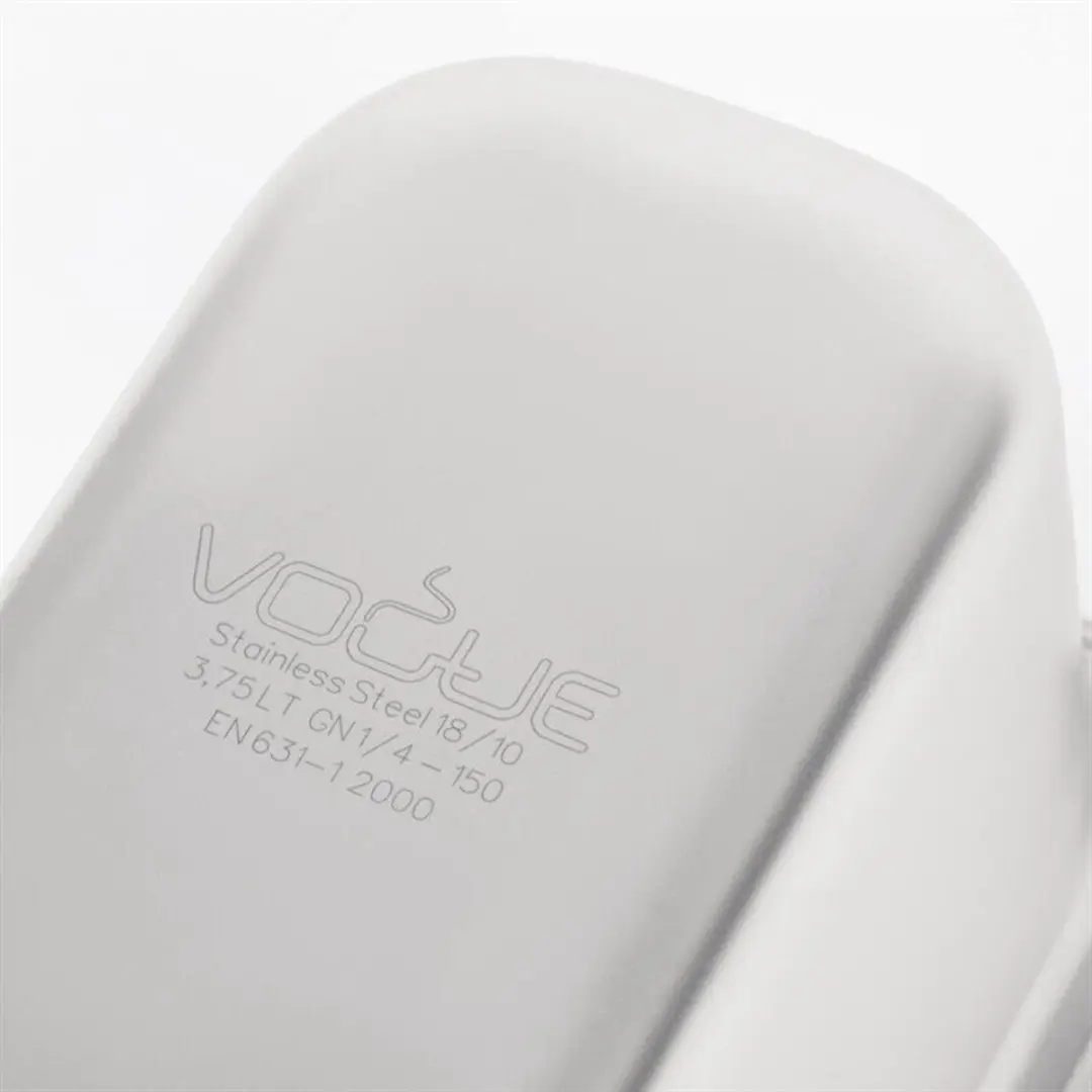 Vogue RVS GN 1/4 Bak 150mm - Grijs