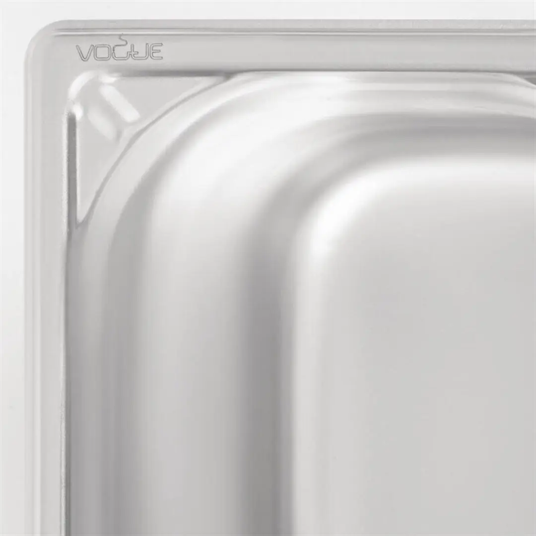 Vogue RVS GN 1/4 Bak 150mm - Grijs