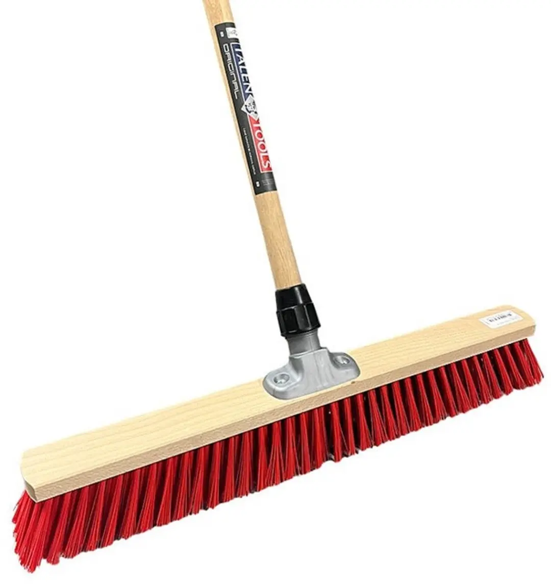 Talen Tools Straatbezem Kunststof 60cm - Rood