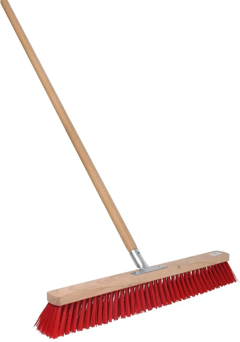 Talen Tools Straatbezem Kunststof 60cm - Rood