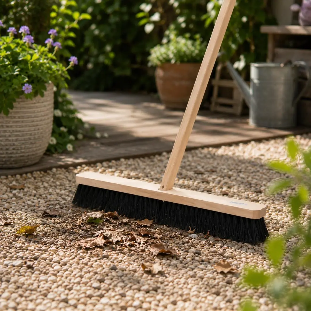 Talen Tools Straatbezem Natuurvezels 60cm - Bruin