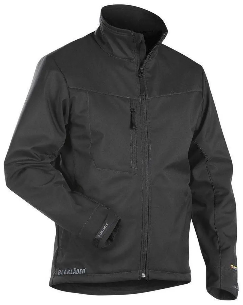 Blåkläder 4951 Softshell Jack - Zwart - XXXL