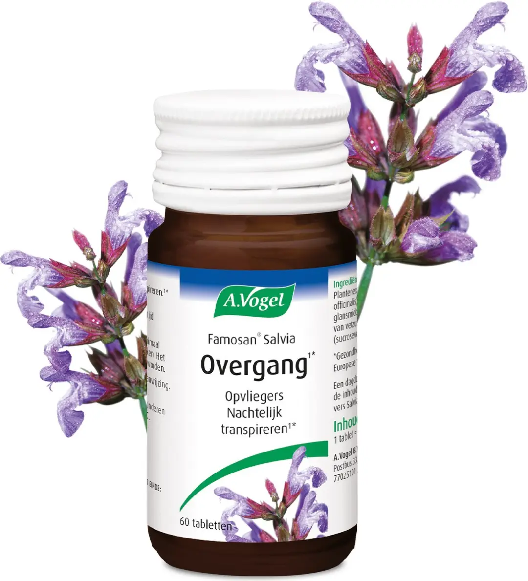 A.Vogel Famosan Overgang Salvia Tabletten 60 Stuks