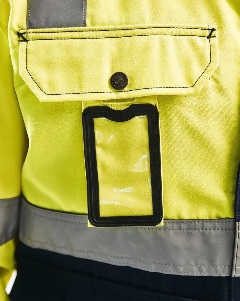 Blåkläder 4026-1804 Damesjas High Vis Geel/Marineblauw - M